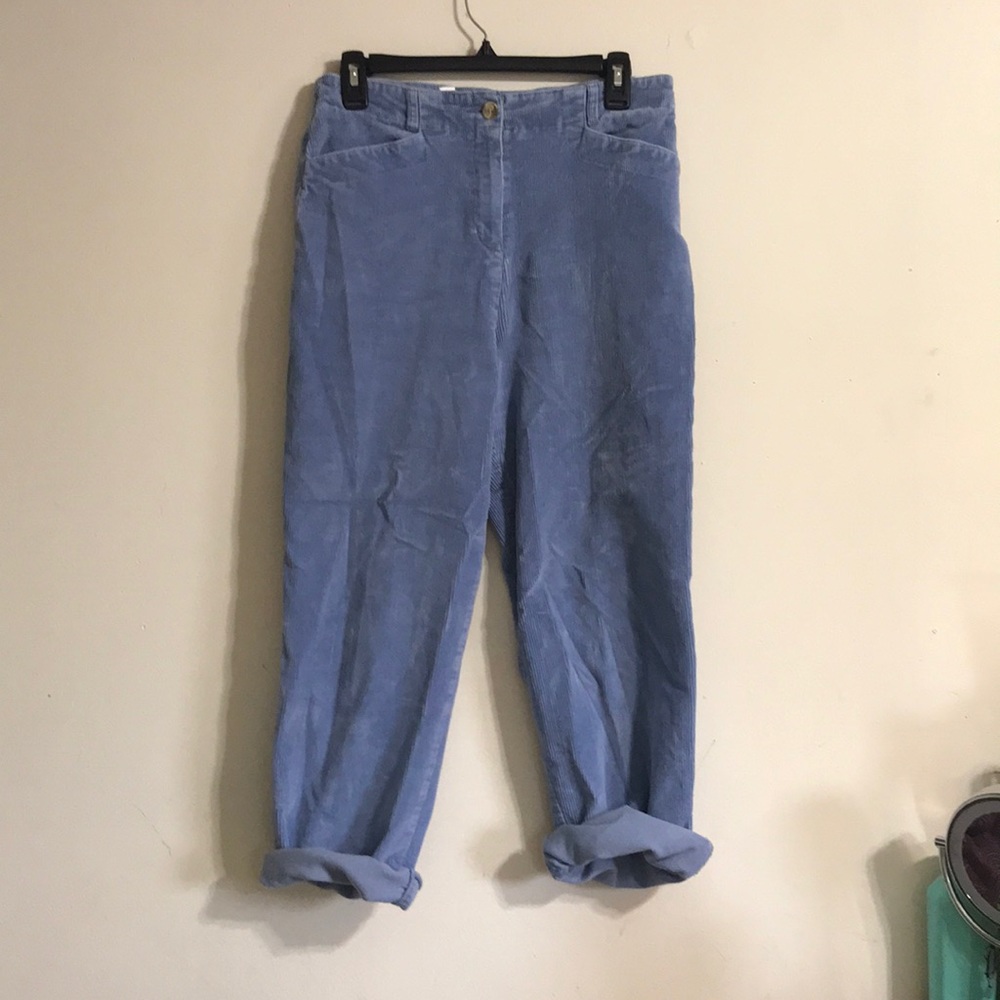 Light blue cords